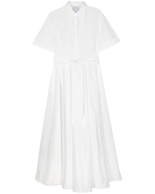 Sara Roka White `Marysole` Long Dress