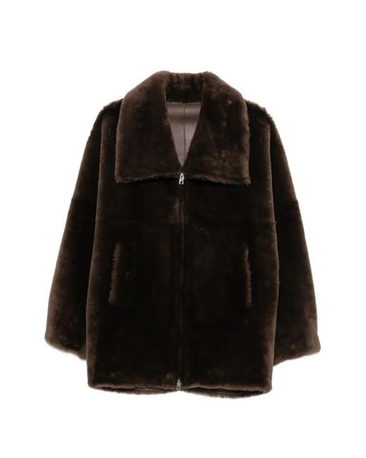 Blancha Black Shearling Jacket