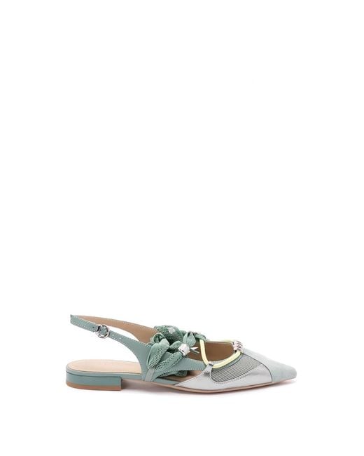 Pinko White 'Gianira 30' Slingbacks