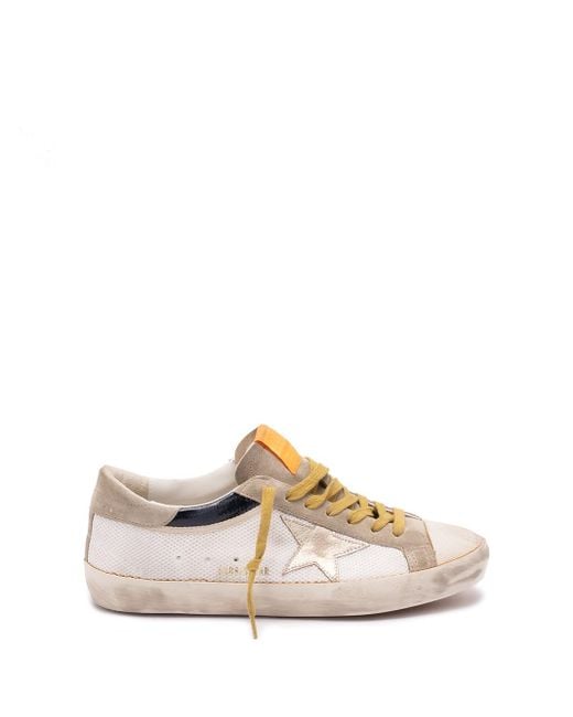 Golden Goose Deluxe Brand White 'Super-Star' Sneakers for men