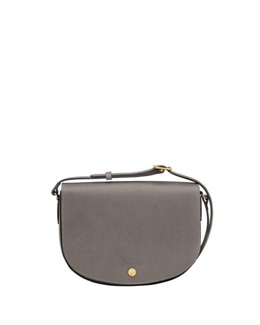 Longchamp Gray 'Epure' Medium Crossbody