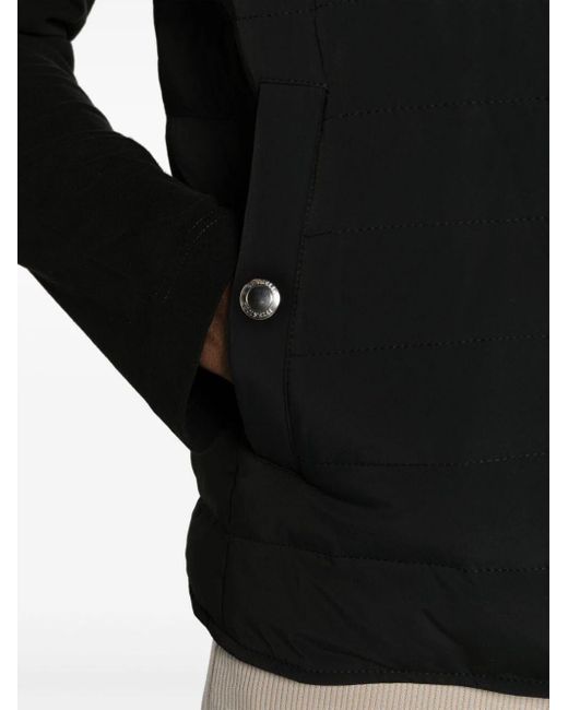 Brunello Cucinelli Black Outwear Waistcoats for men