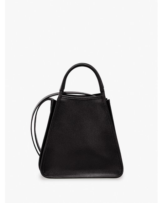 `Le Foulonné` Small Handbag di Longchamp in Black
