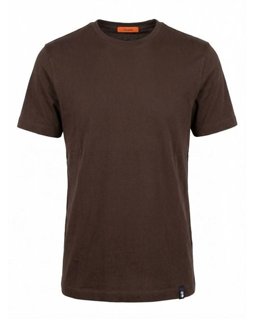 Drumohr Brown T-Shirt for men