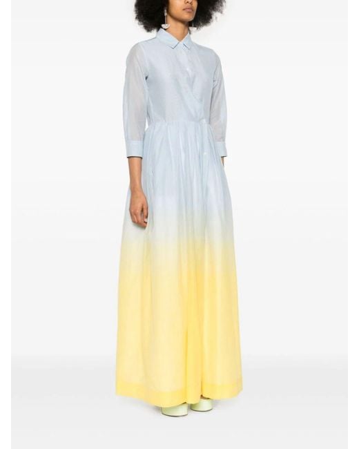`Ednalong` Long Dress di Sara Roka in Yellow
