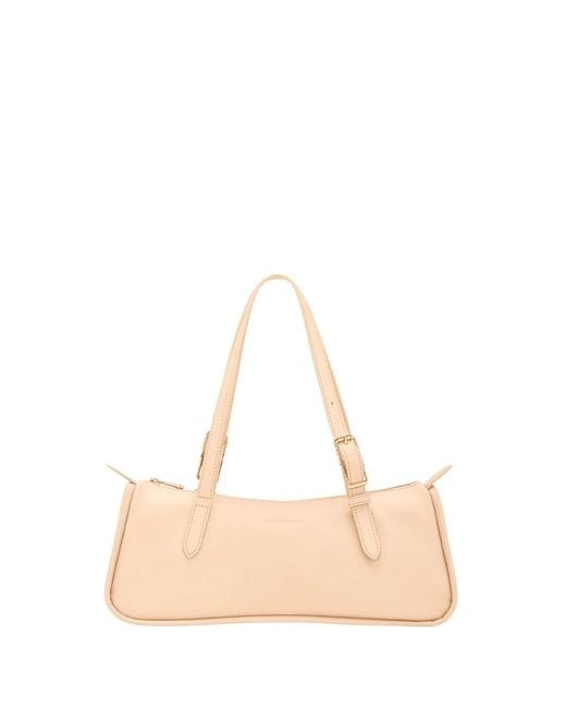 Longchamp Natural 'Looong' Large Shoulder Bag