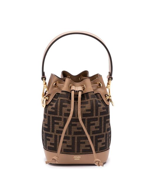 Fendi Brown 'Mon Tresor' Mini Bag