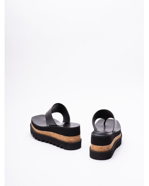 `Sneakelyse Alter Sporty Mat` Sandals di Stella McCartney in Black