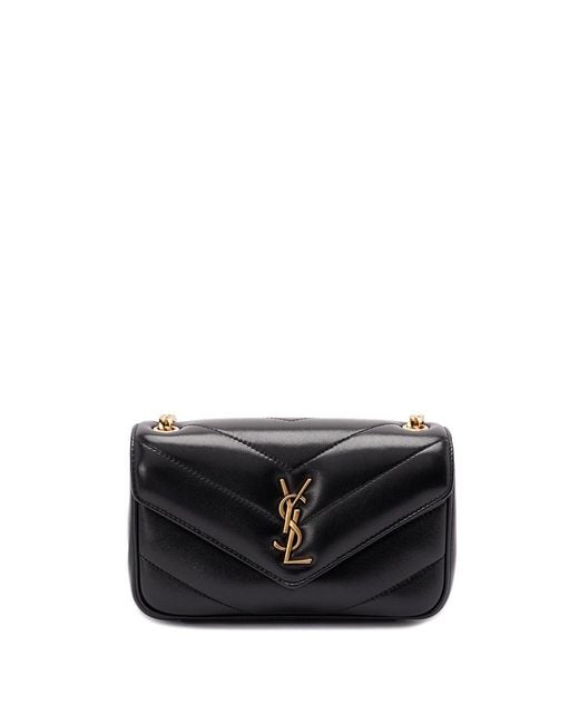 Saint Laurent Black 'Loulou' Mini Bag