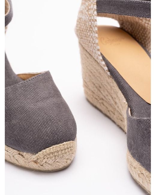 Castaner White 'Carol/6/002' Wedge Espadrilles