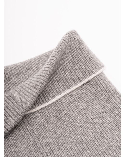 Brunello Cucinelli White Scarf for men