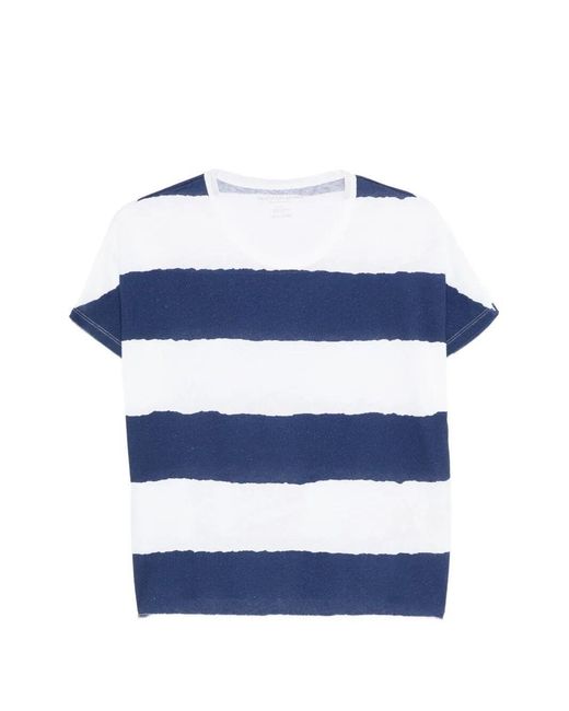 Majestic Filatures Blue Short Sleeve T-Shirt