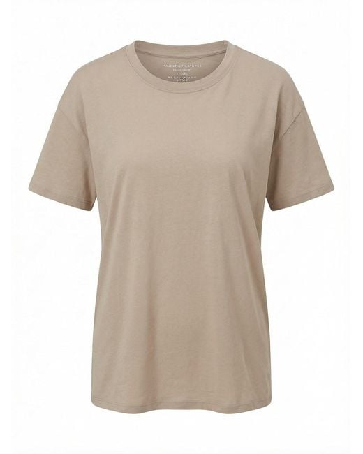 Majestic Filatures Natural Short Sleeve T-Shirt