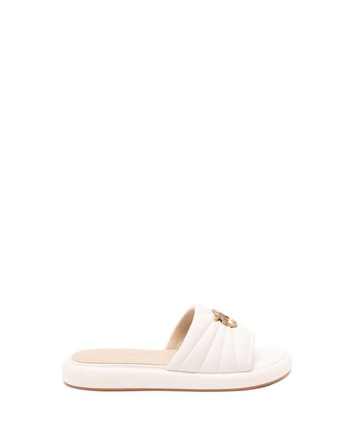 Pinko White 'Fiona 03' Slippers