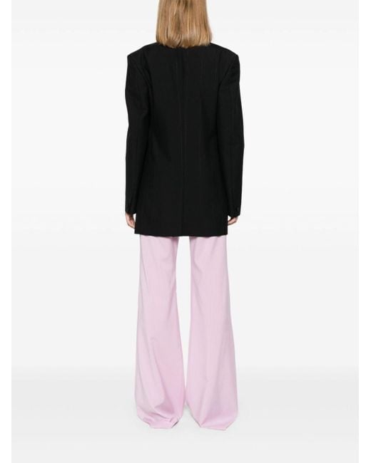Givenchy Black Lurex Stripes Blazer