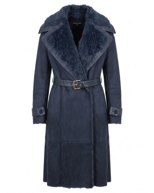 Patrizia Pepe Blue Trench
