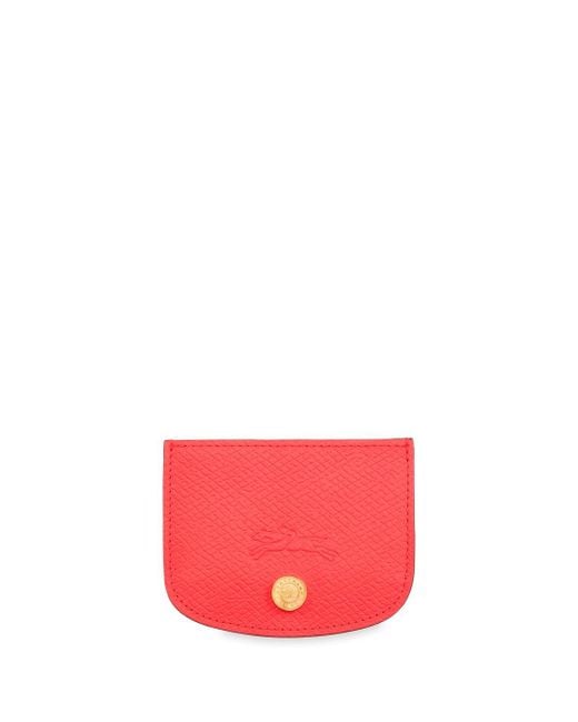 Longchamp Pink `Epure` Card Holder