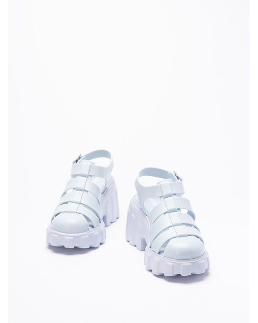 ` Megan` Wedge Sandals di Melissa in White
