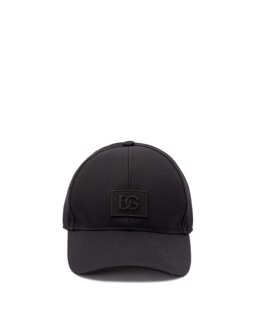 Dolce & Gabbana Black Baseball Cap for men