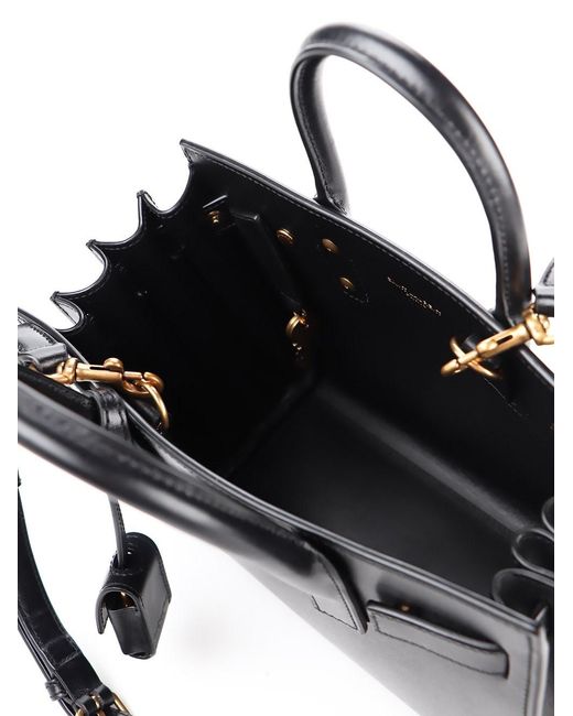 Saint Laurent Black 'Sac De Jour' Nano Bag