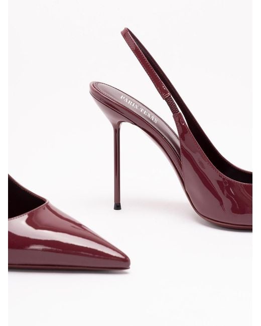 Paris Texas Purple 'Lidia' Slingback