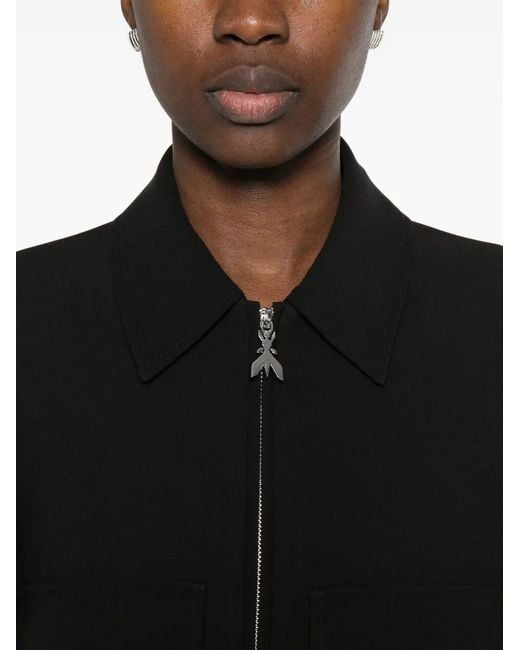 Patrizia Pepe Black Zip Pocket Jacket