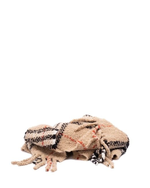 Burberry Multicolor 'Chck Boucle' Scarf