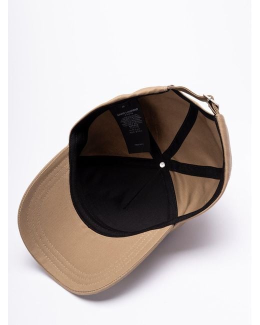 Saint Laurent Natural Cap