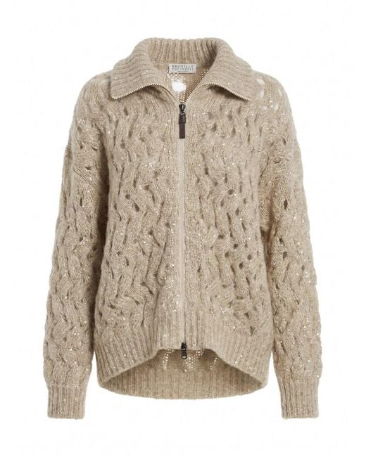 Brunello Cucinelli Natural Cardigan