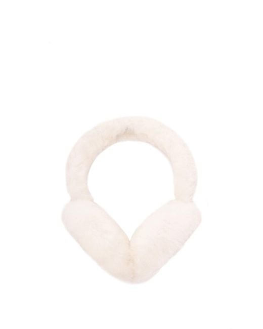 Ugg White Embroidery Earmuff