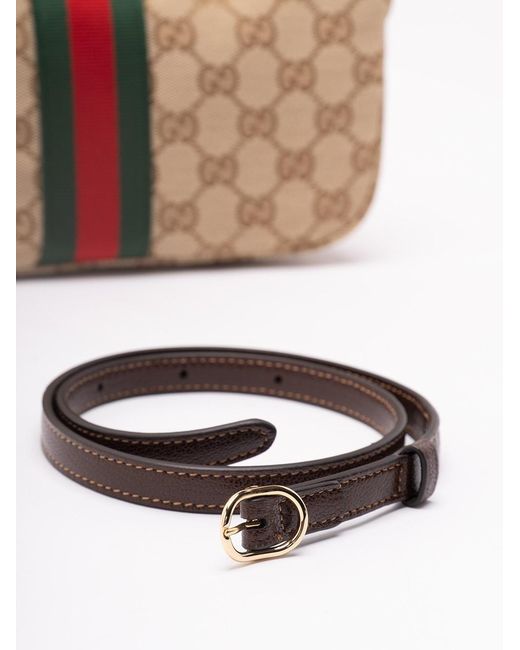 Gucci White 'Gg' Crossbody Bag for men