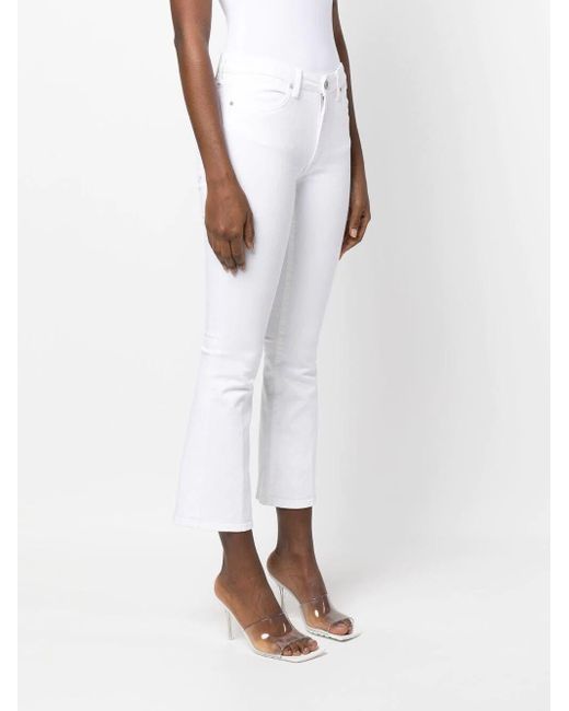 Dondup White `Mandy` 5-Pocket Jeans