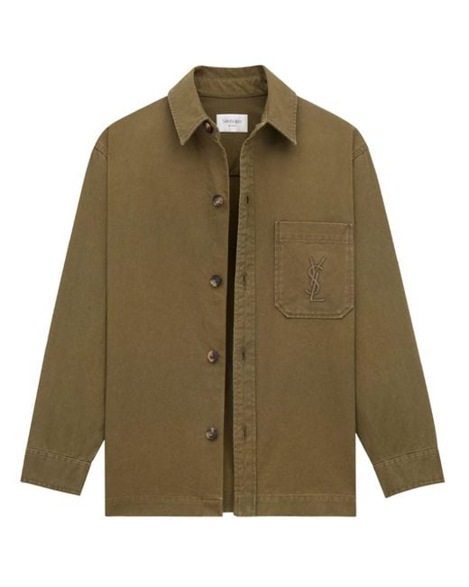 Saint Laurent Green Overshirt for men