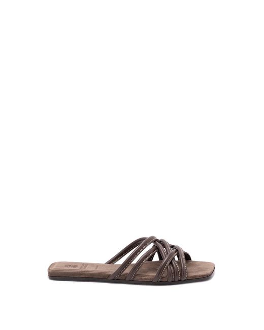Brunello Cucinelli White Sandals