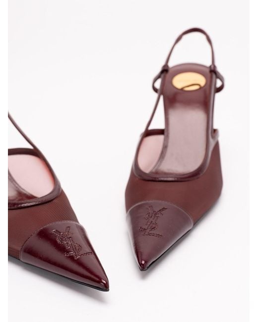 Saint Laurent Pink 'Renee' Pumps