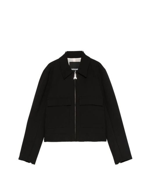 Patrizia Pepe Black Zip Pocket Jacket