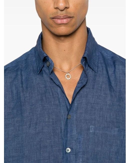 Sease Blue Button Down Shirt for men