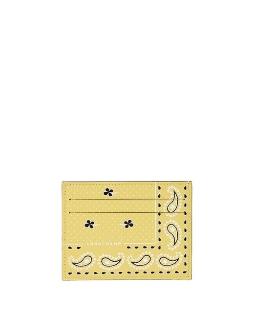 Longchamp Metallic Pocket Bandana' Card Holder