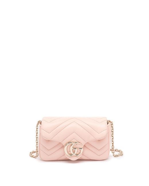 Gucci Pink 'Gg Marmont' Mini Bag