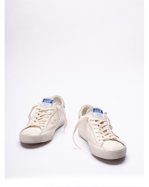 `Super-Star` Sneakers di Golden Goose Deluxe Brand in White da Uomo