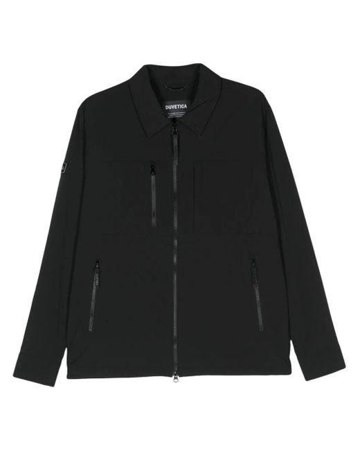 `Godin Z` Shirt Jacket di Duvetica in Black da Uomo