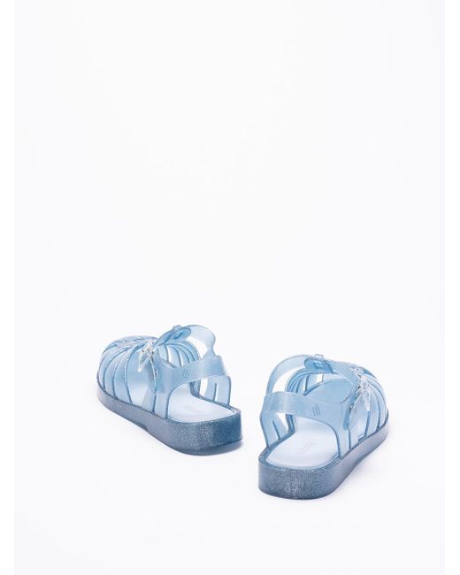 Melissa Blue `Possession Shiny` Sandals