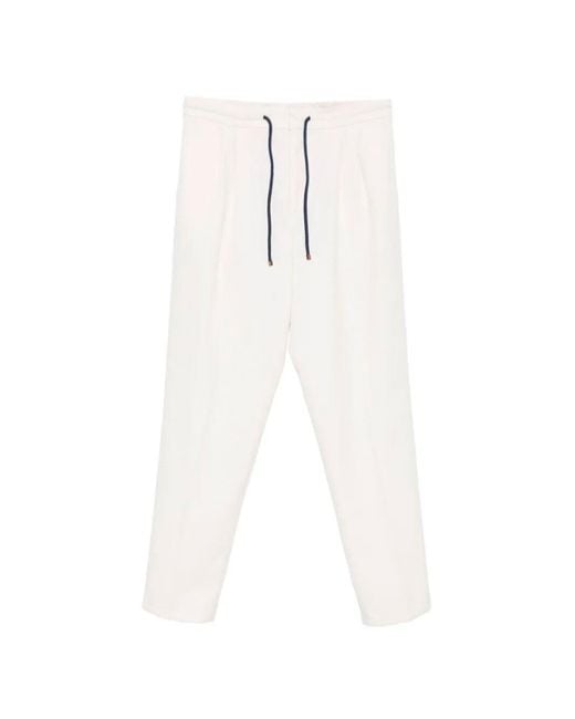 Brunello Cucinelli White Pants for men