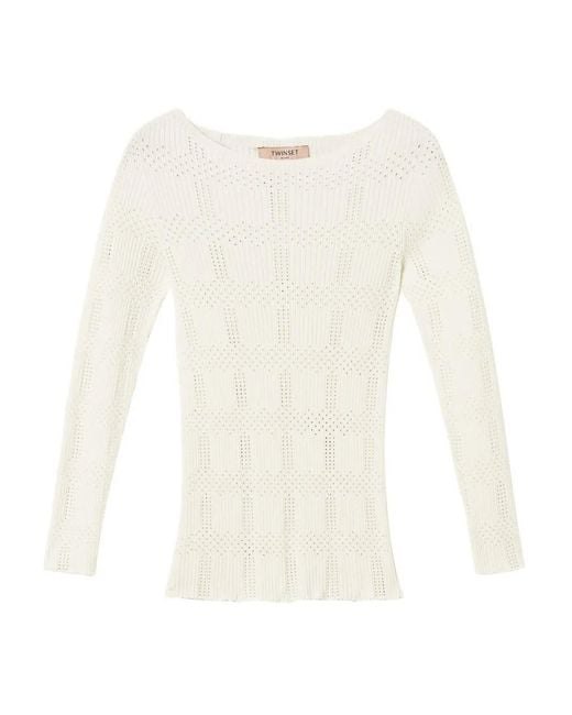 Twinset White Sweater