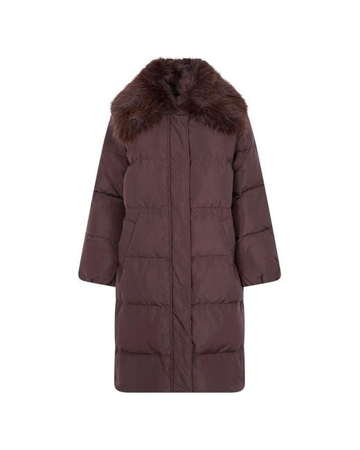 Twinset Purple Padded Jacket