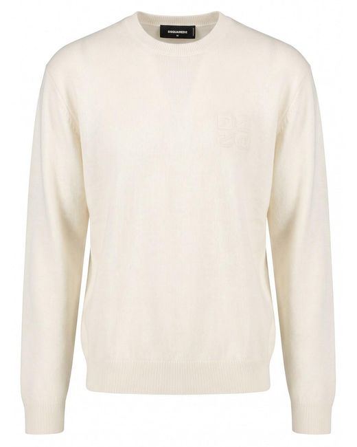 DSquared² White Turtle Neck Sweater for men
