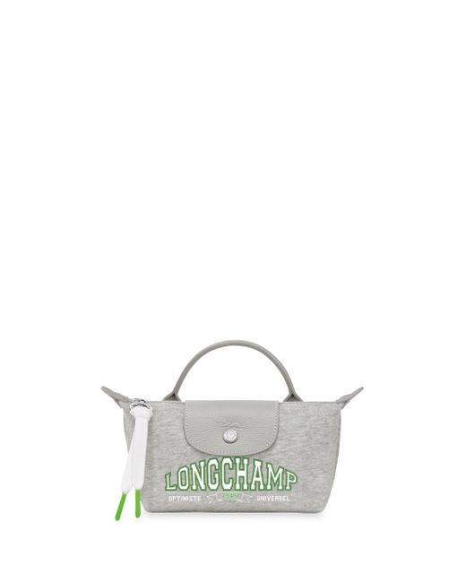 Longchamp Gray `le Pliage Université` Clutch Bag