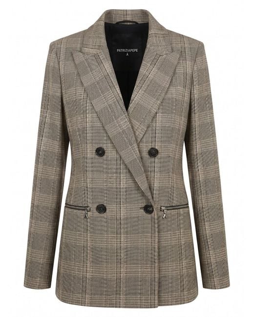 Patrizia Pepe Gray Jacket