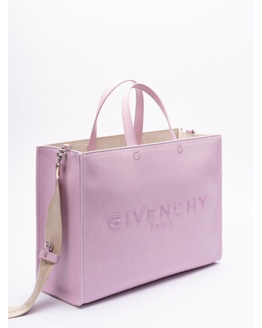 `G-Tote` Medium Tote Bag di Givenchy in Pink
