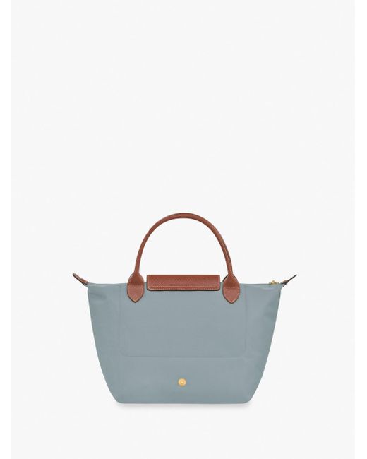 `Le Pliage Original` Small Top Handle Bag di Longchamp in Blue